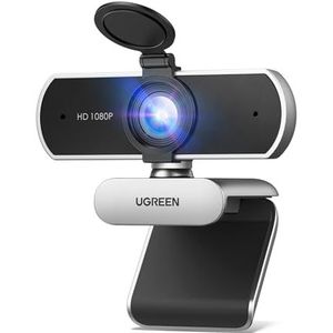 UGREEN - Webcam - Zilvergrijs - Full HD 1080P - USB A Webcam met Microfoon