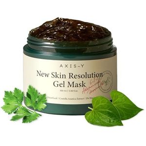 AXIS-Y Gelmasker met bijvoet en 2% niacinamide, punctuele behandeling voor het gezicht, barrièrereparatie en wittere huid, 3,38 Fl. Oz.