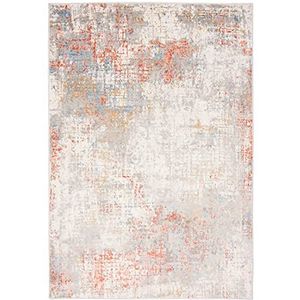 Carpeto Rugs Vloerkleed Abstract Vintage - Tapijt Kortstondig Pooltje - Tapijten Modern - Tapijt Woonkamer, Slaapkamer, Eetkamer - OEKO-TEX Carpet - Rug 200x300 cm - Crème Zalmkleur 1