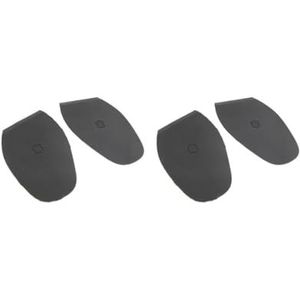 2 Set Rubber Lijm Op Half Zolen Anti Slip Schoen Reparatie Tips Pad Vervanging Zwart