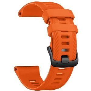 Jeniko Tweekleurige sport siliconen band compatibel met Garmin Forerunner 965 955 Solar 945 935 745 22 mm horlogeband vervangende polsband armband (Color : Orange, Size : For Forerunner 935)