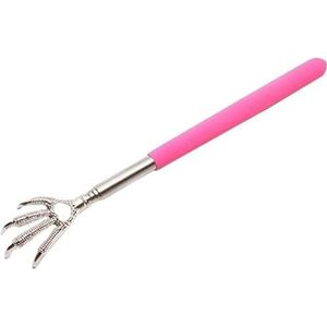WLngtv Rose Red Bear Claw Rvs Terug Scratcher Telescopische Uitschuifbare Massage Tools Aantrekkelijk Ontwerp