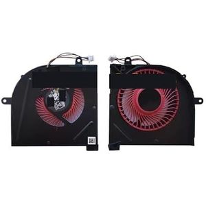 Voor MSI GS63 GS73 6RF 7RD 7RE 7RF 7RG 8RE 8RD 8RF CPU Koeler ventilator