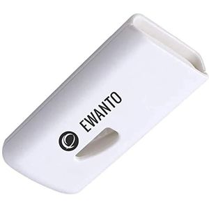 EWANTO Tablettenverdeler, tablettensplijter, pillensnijder met roestvrijstalen lemmet, wit