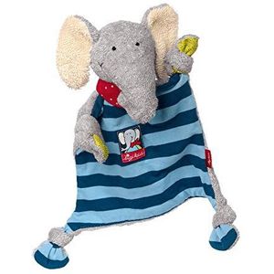 SIGIKID 48935 Schhnuffeldoek olifant Lolo Lombardo meisjes en jongens babyspeelgoed aanbevolen vanaf de geboorte blauw/grijs