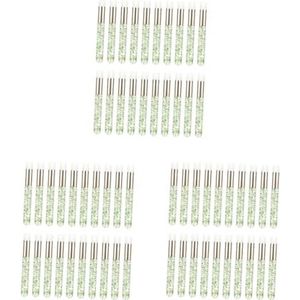 3 set 20 Stuks Lash Shampoo Borstels Cosmetische Lash Cleaner Peel Off Remover Tool Groen, Groen Goud