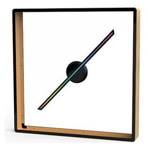 3D Hologram Fan 45cm 17.7in /50cm 19.68in 3D Fan Hologram Projector Geïntegreerde Machine Wifi Led Sign Holografische Lamp Speler Met Deksel Reclame Display Licht voor zakelijke winkelborden, bars, Ha