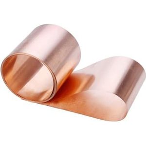 Folieplaat, 1 stuk plaatfolie strip, dunne metalen for doe-het-zelf-knutselwerkjes, breedte x 1000 mm lengte, rol(0.5x50x1000)