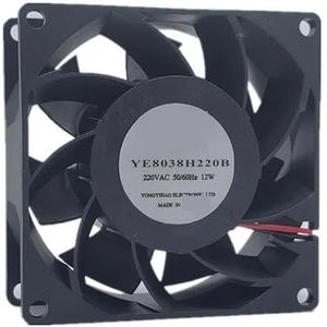Voor sneeuwventilator YE8038H220B 220V 12W 8038 8cm luchtvolume axiale ventilator