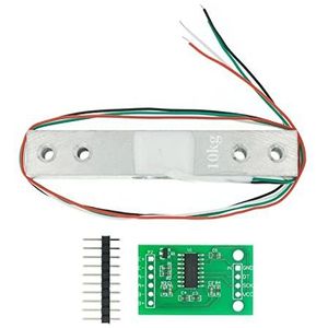 Elektronische weegschaal Load Cell Gewichtssensor Aluminiumlegering Weegdruksensor 1kg 5kg 10kg 20kg HX711 AD Tech Betrouwbare gegevens(HX711 And 10KG)