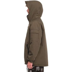 Volcom - Stoke Stone Ii - Gewatteerd Jack - Zwart - Gerecycled Polyester