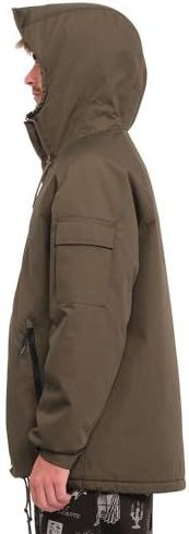 Volcom - Stoke Stone Ii - Gewatteerd Jack - Zwart - Gerecycled Polyester