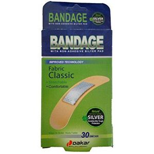 Pleisters - Zilver - 1,9 x 7,1 cm - 30 stuks