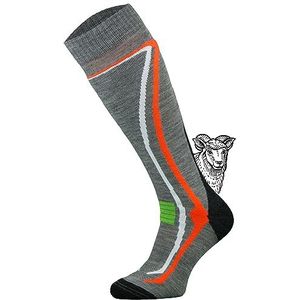 Todo Skisokken, warm, 50% merinowol, voor heren en dames, ademend, thermisch, functionele sokken, wintersokken, 43-46 EU