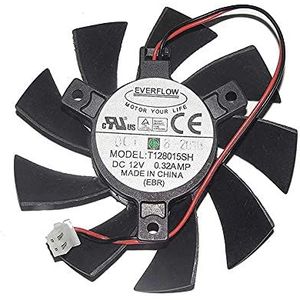 SCYHGLM Graphics Fan T128015SH 12V 0.32A 2Wire, Cooling Fan T128015SH 2Wire