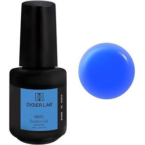 DIDIER LAB BBIO Builder Gel in a Bottle - Blue Glass - Schone formule vrij van HEMA en TPO - Zelfnivellerende opbouwgel voor gelnagels - LED UV-gel ter versterking van nagels - 15ml