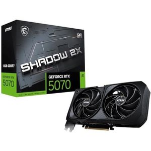 MSI - RTX 5070 12G SHADOW 2X OC - Grafische Kaart - Zwart - 12GB GDDR7