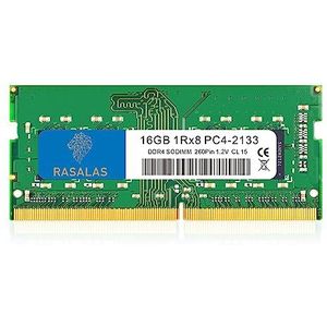 RASALAS 16 GB DDR4 2133MHz PC4-17000 Niet-ECC Niet-gebufferd 1.2V CL15 1Rx8 PC4-2133P Zing, Laptop RAM-geheugenupgrade, 1 x 16 GB