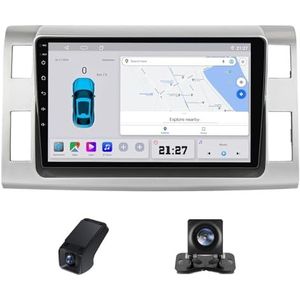 Autoradio 2 Din met Carplay Android Auto Wireless,geldt voor Toyota Previa XR50 3 III Estima AHR20 XR50 3 2006-2019 10inch touchscreen Bluetooth Stereo Auto FM-radio RDS Radio/AM/FM(B,NF-1)