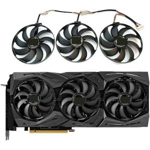 1SET T129215SU FDC10H12S9-C RTX 2080 Ti GPU-ventilator, voor ASUS voor ROG-STRIX-RTX, 2080Ti, 2080S, 2070S GAMING Videokaartkoelventilator(5PIN)