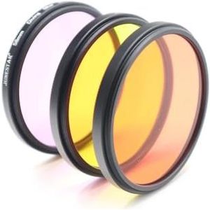37 52 58 67mm Duikfilter Rood Geel Paars Kleurfilters for Camera Nikon Top (Size : 52mm)