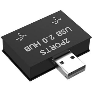 Nucelit USB 2.0 Een Mannetje Naar 2 Vrouwelijke Y Splitter Adapter USB2.0 Uitbreiding Voor Diverse Apparaten Opladen Power Cord