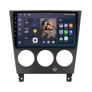 Android 12 Auto Stereo MP5 Player 9'' Screen Autoradio Voor Subaru Impreza GD GG 2002-2007 Car-play Android Auto GPS-navigatie Bluetooth RDS FM AM DAB+ Radio Stuurbediening Voice Control(4 Core 2G+32G