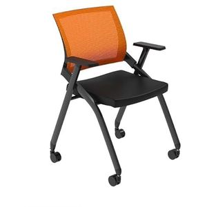 Ergonomische bureaustoel rugleuning, vergaderstoel, veelzijdige opvouwbare Mesh-stoel met lendensteun, computerstoel, executive werkstoel, voor thuiskantoor studie (Color : C)