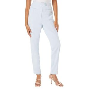 Dorothy Perkins Dames/Dames Dubbele Knop Lange Broek, Lichtblauw, 4
