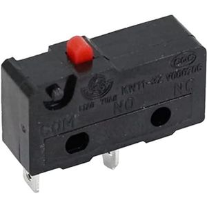 MWSQQGKCF Microschakelaar, 5 stuks, mini micro limiet switch, NO NC, 3 pennen, PCB terminals SPDT 5A 125V 250V 2 9 mm rolbooghendel, snap -actie, microschakelaar (2p zonder nagel)