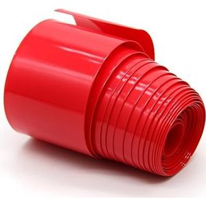Krimpkous, 20M 18650 PVC Krimpkous Rood, Breedte 29,5mm~280mm Draad 1st(280mm)