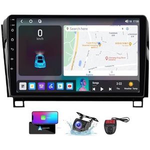 9 Inch Touchscreen Dubbel DIN Autoradio Compatibel met Toyota Tundra XK50/Sequoia XK60 2007-2013 met FM RDS DAB+ Autoradio Stuurbediening WiFi 4G Carplay Android Auto Bluetooth DSP(NF-6)