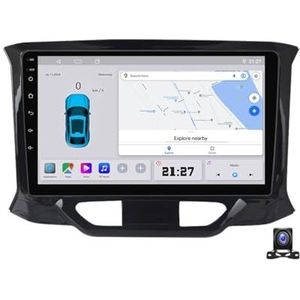 9 Inch Octa Core 2G+32G Car Stereo Compatible with Lada X-RAY 2015~2019 Touchscreen Navigation with Bluetooth, Wireless Carplay, Android Auto, 1080P Backup Camera,C20 Plus