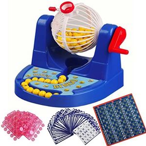 Bingo spel, simulatieve lotteriemachine voor ouders en kinderen, educatief speelgoed, creatieve bingomachine partyspel rekwisieten