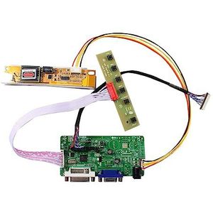 VSDISPLAY VGA DVI Controller Board voor 12.1 inch LTD121EX1R 1280x768 LVDS 1CCFL LCD scherm