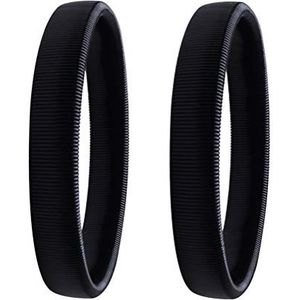 kuou 1 Paar Shirt Mouwhouders, Metalen Shirt Armbanden Balck Mouw Kousenbanden Arm Kousenbanden Shirt Kousenband voor Mannen Vrouwen, Zwart, 0