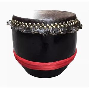Koeienhuid drum 12 inch zwart Lion dance drum Chinese drum percussie instrument