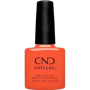 CND Shellac Ig-Night-Ed - semi-transparant voor Jelly Effect - Nr. 471 oranje - Originele CND - UV-lak - nageldesign - Gleam & Glow Collection