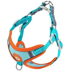 Hondenvest Leash Set, Safety Buckle Pet Harness Leash Verstelbaar voor Honden Om Te Reizen Om Te Wandelen (L)