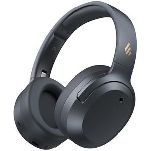 Edifier W820NB Plus Gen 2 draadloze over-ear hoofdtelefoon met ruisonderdrukking, -49 dB ANC, LDAC Hi-Res Audio, 88 uur speeltijd, ruimtelijk geluid, AI Clear Calls, Bluetooth V6.1- Donkergrijs