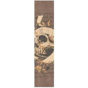 KAAVIYO Grijze kunstbloem peddel skateboard griptape antislip zelfklevend longboard griptapes sticker gripband 22 x 10 cm (1 stuks)