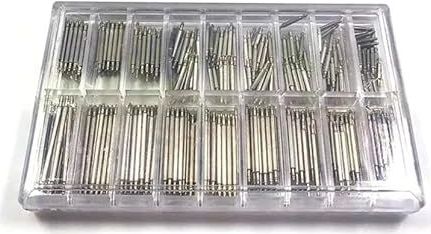 CHPN - Horloge Pinnetjes - Pinnentjes voor horloge - Horlogebandpinnejte - Pinnen Set - 8-25mm - Horlogemaker - Horloge accessoire - Horloge gereedschap