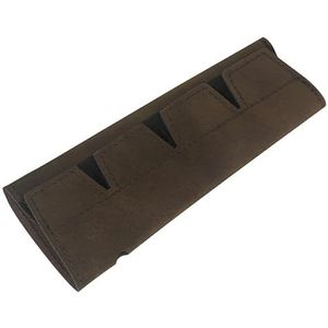 Professionele Frans hoorn Onderdelen Franse Hoorn Lederen Handbeschermer Handpad Franse Hoorn Handvat Cover Protector Instrument Accessoires (Color : Brown)