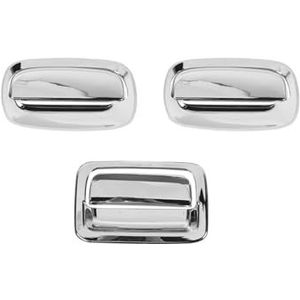 Automatische deurgreep Voor Suzuki Voor Jimny JB64 JB74 2019 2020 2021 2022 2023 Auto Zijur Achterlichten Urklink Kom Coratie Cover Auto Exterieur Deurklink (Kleur : Chrome)