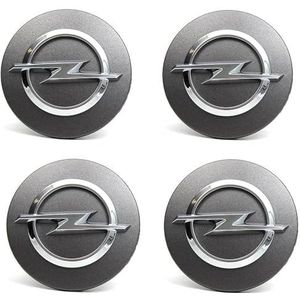 Wieldoppen - Naafkappen voor Opel Astra J - 59MM - 4 Stuks