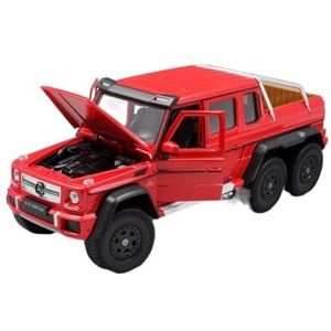 Mercedes-Benz off-road voertuig legering model speelgoed cadeau voor: spuitgieten schaal 1:24 (Color : A)