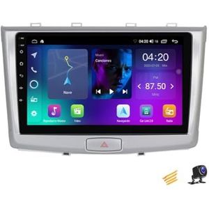 ZARAPLUS Android 14 2 DIN Bluetooth autoradio Touchscreen 9 inch voor Haval H6 2016~2018 met achteruitrijcamera / GPS-navigatie / BT / stuurwiel afstandsbediening / multimediaspeler, NF2