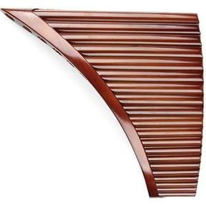 Panfluit 15 Pijpen Panfluit G-sleutel Folkmuziekinstrumenten Bruine Kleur Fluit Houtblazersinstrument Handgemaakte Panpijpen (Color : 15-G-LEFT Panfluit 15 Pijpen Panfluit G-sleutel Folkmuziekinstrumenten Bruine Kleur Fluit Houtblazersinstrument Handgemaakte Panpijpen (Color : 15-G-LEFT