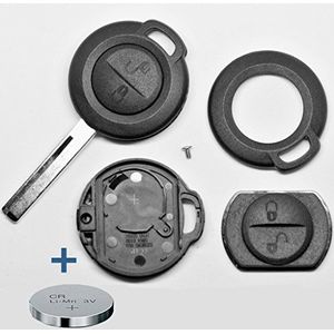 Auto sleutel draadloze afstandsbediening 1x behuizing + 1x CR2016 batterij voor Mitsubishi/Smart