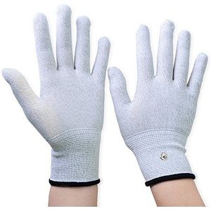 Aituo 1 paar zilveren geleidende handschoenen voor gebruik met TENS machine